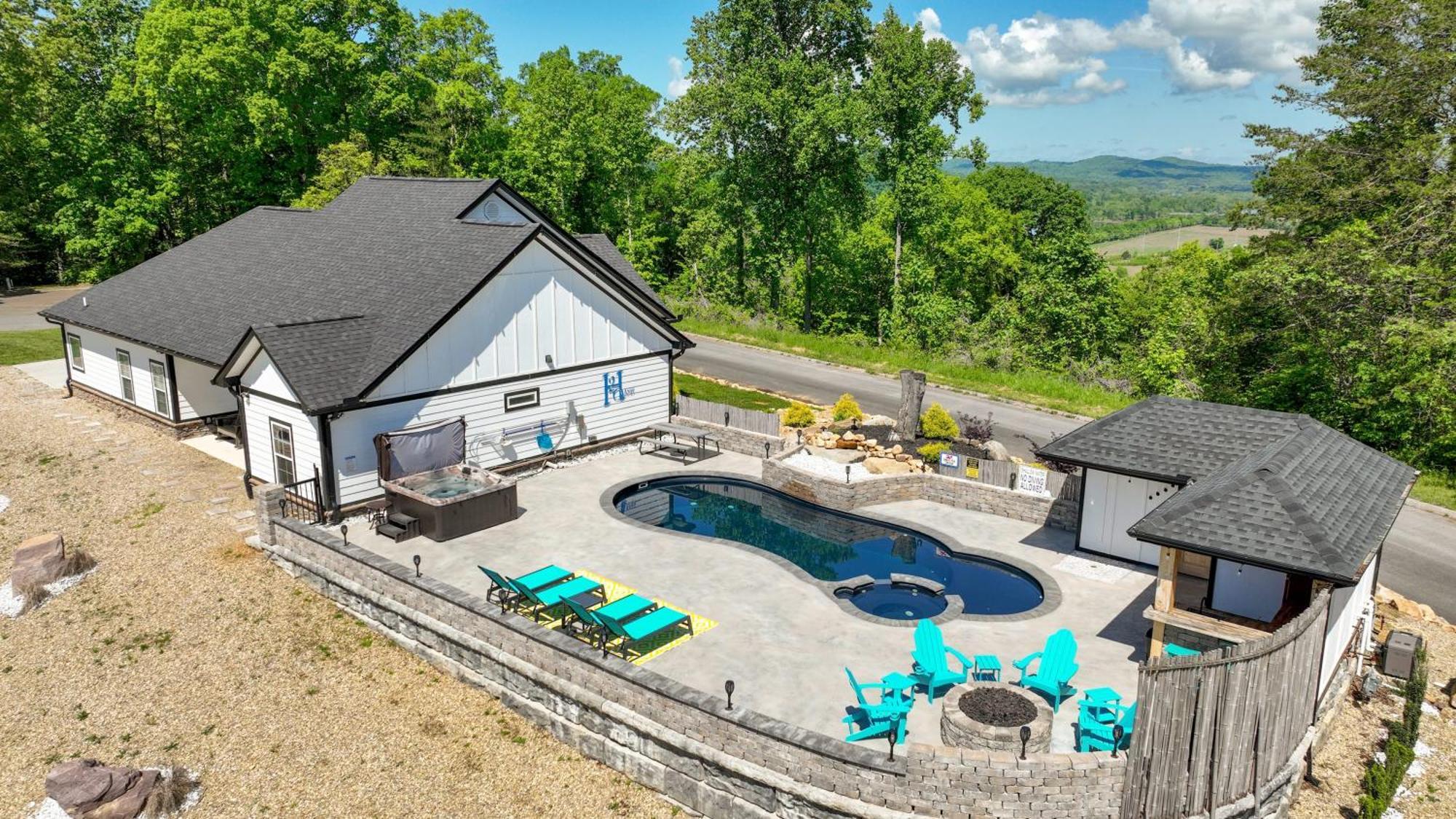 H2Oasis Incredible Pool Retreat With Mountains Views! Villa Sevierville Luaran gambar